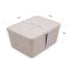 Lidded storage bin for pantry closet shelf cabinet desktop medeium size